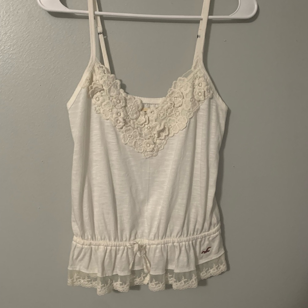 hollister lace tank top